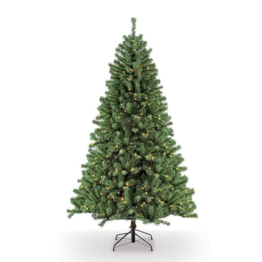 6.5ft. Pre-Lit Northern Fir Artificial Christmas Tree, Clear Lights